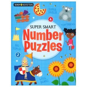 🌸3 for 2🌸 NEW! Brain Boosters Super Smart Number Puzzles Book